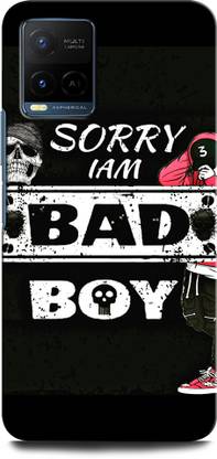 INTELLIZE Back Cover for Vivo Y21T BAD BOY, ATTITUDE, ALONE BOY, SORRY I AM BAD BOY