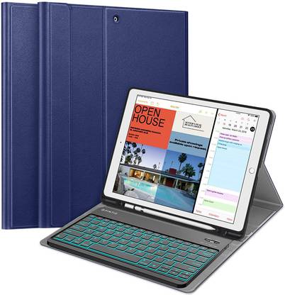 fintie Keyboard Case for iPad Pro 12.9-inch 2017/2015 Old Model 2nd/1st Gen, Inbuilt 7 Color Backlit Protective Cover