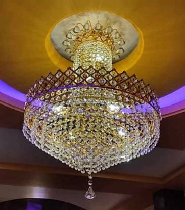 smarcade Original Pyramid Crystal Chandelier jhumar jhoomar light LED Chandelier Ceiling Lamp