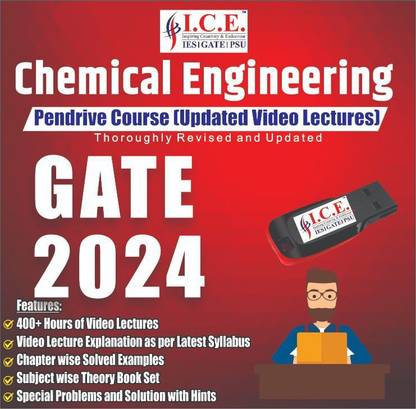 ICE GATE GATE Chemical Engineering(CH) 2024 Pendrive Course