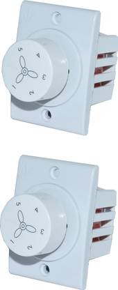 ANCHOR PENTA Fan Regulator Eme Deluxe ( Pack of 2) Step-Type Button Regulator