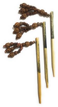 DARSH TRADING WOODEN STICK Bun Stick