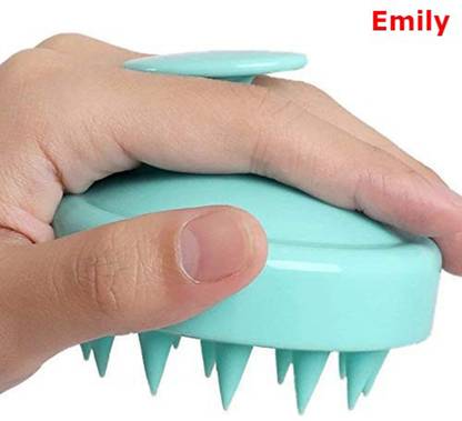 Emily Scalp Massager Shampoo, Hair Washing Brush Silicone Head Body Massager Brush