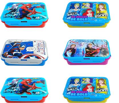 ShubhKraft Return Gift Item In Bulk Lunch Box With Small Container For School Kids 1 Containers Lunch Box