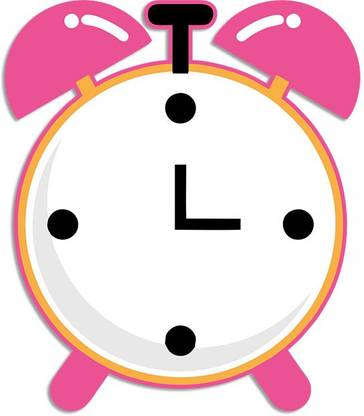 Artvibes Fridge Magnet Alarm Clock Decorative Item for Refrigerator|Almirah| RM_7056N Fridge Magnet Pack of 1