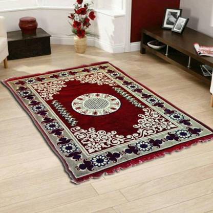 FurnishHut Multicolor Cotton Carpet