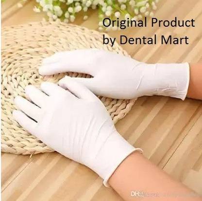 DM India -Latex Surgical Gloves Medical Grade Hand Protection Rubber Glove for Hospital, Clinic, Sanitary & Kitchen Latex Examination Gloves