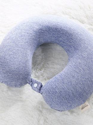 Yoyoso Polyester Fibre Travel Pillow Pack of 1 Solid Luxury