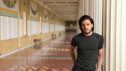 Poster Kit Harington Man Actor Celebrity sl604 (Plastic Large Wall Poster, 36x24 Inches, Multicolor) Fine Art Print