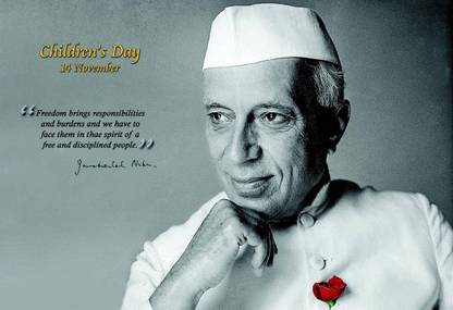 Poster Pandit Jawaharlal Nehru sl811 (Wall Poster, 13x19 Inches, Multicolor) Fine Art Print