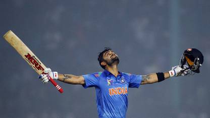 Poster Virat Kohli Hd Photos sl1123 (Plastic Large Wall Poster, 36x24 Inches, Multicolor) Fine Art Print