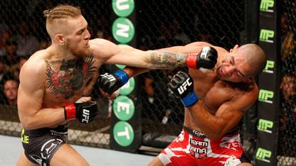 Poster Ufc Mc Gregor Dashing Boxing Photo sl1114 (Wall Poster, 13x19 Inches, Multicolor) Fine Art Print