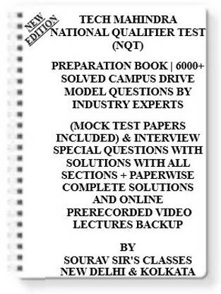 Tech Mahindra National Qualifier Test (Nqt) Preparation Book | 6000+ Solved Campus Drive Model Questions By Industry Experts (Mock Test Papers Included) & Interview Special Questions With Solutions