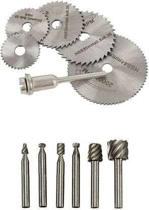 Digital Craft Rotary Tool Kit Mini Bit 3.2mm with 105pc Rotary Tool Set 6pc Circular Saw Blade Rotary Tool