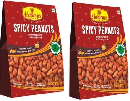 Haldiram's Nagpur Spicy Peanuts 200gm (pack of 2)