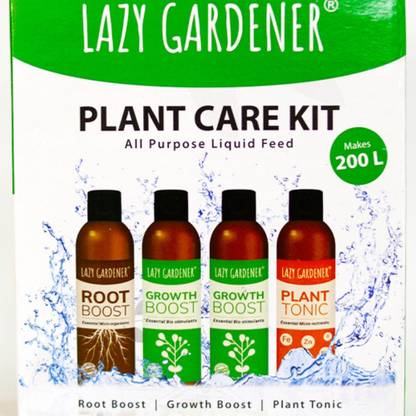 lazy gardener Plant Care Kit (Growth Boost, Root Boost & Plant Tonic ) Fertilizer