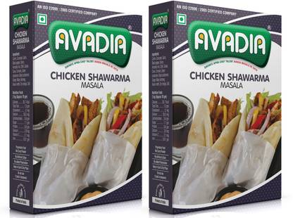 AVADIA CHICKEN SHAWARMA MASALA | SPICE BLEND MIX | 100 g x2 | PACK OF 2 |