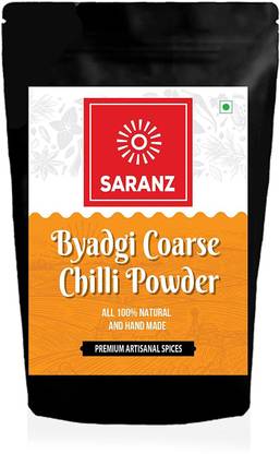 SARANZ Byadgi Coarse Chilli Powder Handpicked Spices Rich Strong Flavour-200GM