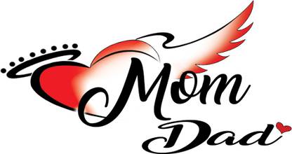 Ordershock Mom Dad And Heart Tattoo Stickers For Male And Female Tattoo Body Art