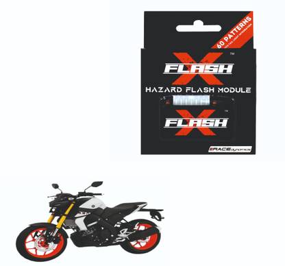 OBEROI'S TRADERS Waterproof Flash X Hazard Module Blinker/Flasher with 60 Patterns for MT 15 Indicator Light Motorbike LED for Yamaha (12 V, 12 W)