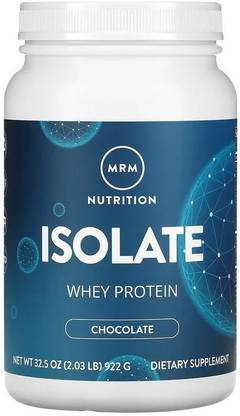 Now Foods MRM, Isolate Whey Protein, Chocolate , 2.03 lb (922 g)