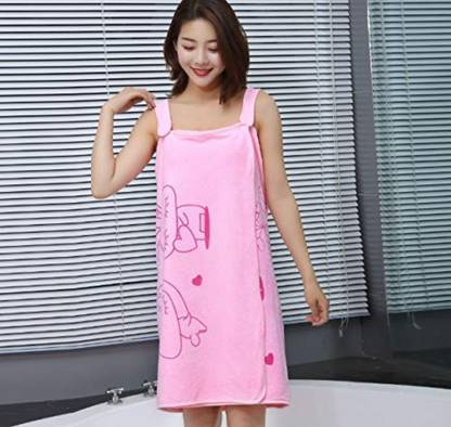 KRAZE Pink Free Size Bath Robe