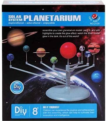 BM RETAIL Solar System Planetarium DIY Model The Nine Planets ...