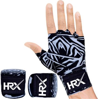 HRX Boxing Hand Wraps 108 Inches Camo Black Boxing Hand Wrap