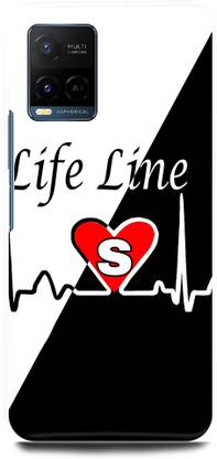 play fast Back Cover for Vivo Y21A, V2149 S, NAME, LETTER, ALPHABET, LIFELINE