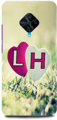 JUGGA Back Cover for Vivo S1 Pro, 1920, L LOVES H NAME,L NAME, H LETTER, ALPHABET,L LOVE H NAME