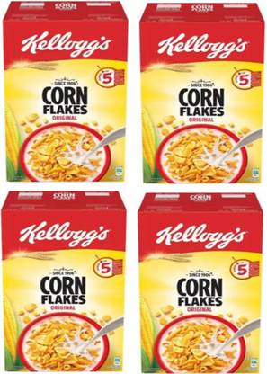 Kellogg's Corn Flakes Original 400 GRAMS (100g*4) Box