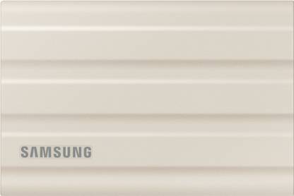 Samsung T7 Shield 1TB USB 3.2 Gen 2(10 Gbps),IP65 Rated,Speed upto 1050 MB/s,(MU-PE1T0K) 1 TB External Solid State Drive (SSD)