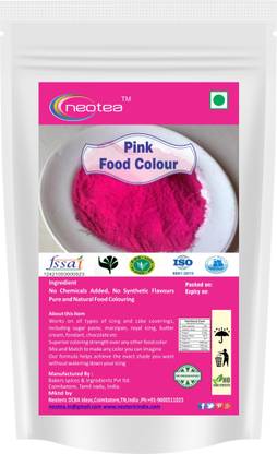 neotea Food Color Rose Pink, 100 gm Pink