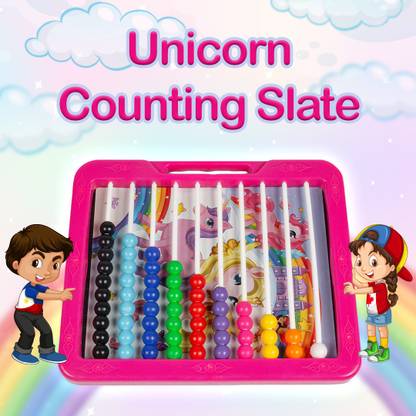 RATNA'S My first Unicorn writing slate 2 in 1 for perfect learning