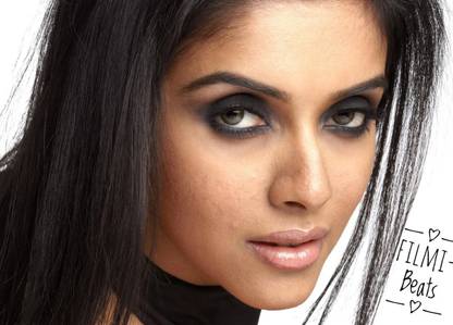 Indian Actress Asin Thottumkal Multicolor Photo Paper Print Poster Photographic Paper