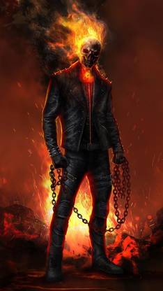 Ghost Rider Multicolor Photo Paper Print Poster Photographic Paper