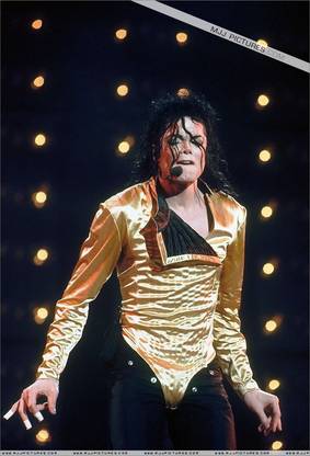 Michael jackson Poster Multicolor Photo Paper Print Poster Photographic Paper