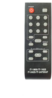LipiWorld IT-1800 IT-1825 IT-2425 IT-2475 SUF Home Theater System Remote Compatible for INTEX Home Theater Remote Controller