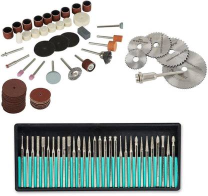 metrotools Rotary Tool Kit Mini Drill Bit Set Electric Drill with 105Pc Rotary Tool Set 30Pc Diamond Burs 6Pc Circular Saw Blade Rotary Bit Set