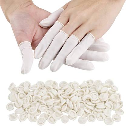 MSE Latex Fingertips Protective Finger Cots - 200pcs Rubber  Safety Gloves