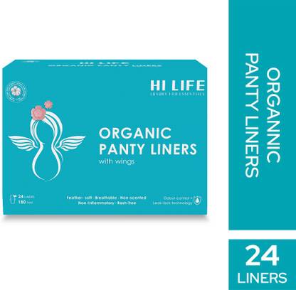 Hi Life Organic Panty Liners with Wings Pantyliner