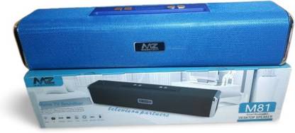 nxntron MZ M81 soundbar 16 w speaker with side subwoofer high bass clear sound 0.5 W Bluetooth Soundbar