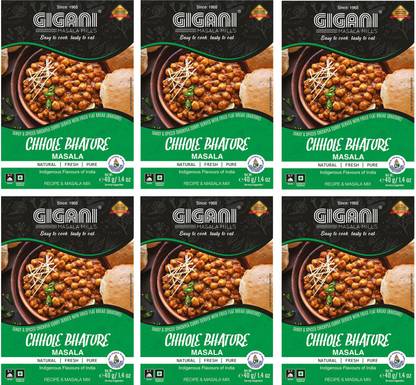 GIGANI Pack Of 6 - Chole Bhature Masala
