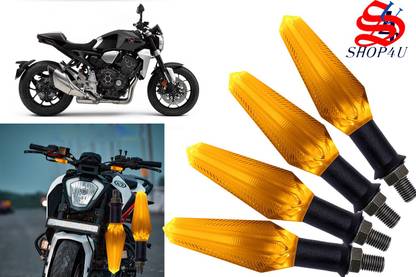 SHOP4U Front, Rear, Side LED Indicator Light for Honda Universal For Bike
