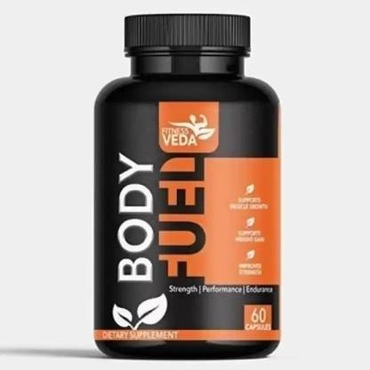 FITNESSVEDA Body Fuel for Strength, Performance and Endurance Supports Muscle Growth: