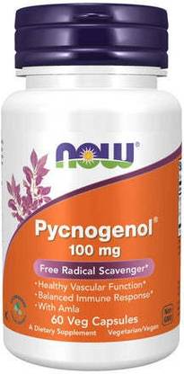 now Supplements, Pycnogenol 100 mg 60 Veg Capsules