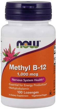 Now Foods Methyl B-12 Lozenges 1000mcg - 100 Lozenges