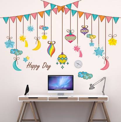 VI COLLECTIONS Happy Day Wall Stickers