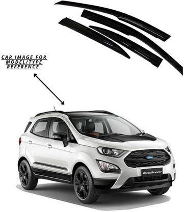 KRISHNA AUTO For Non-convertibles Front, Rear Wind Deflector