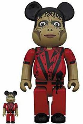 Medicom Michael Jackson (Thriller Zombie Version) 100% & 400% Bearbrick 2 Pack